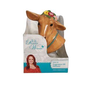 Pioneer Woman Fragrance Oil Diffuser Brown Cow Scent Charm Ceramic Plug in New
